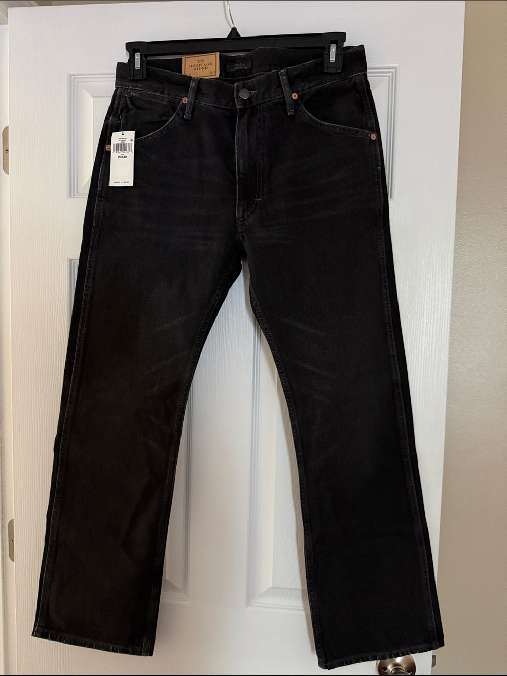 Polo by Ralph Lauren Men's Black Relaxed Jeans